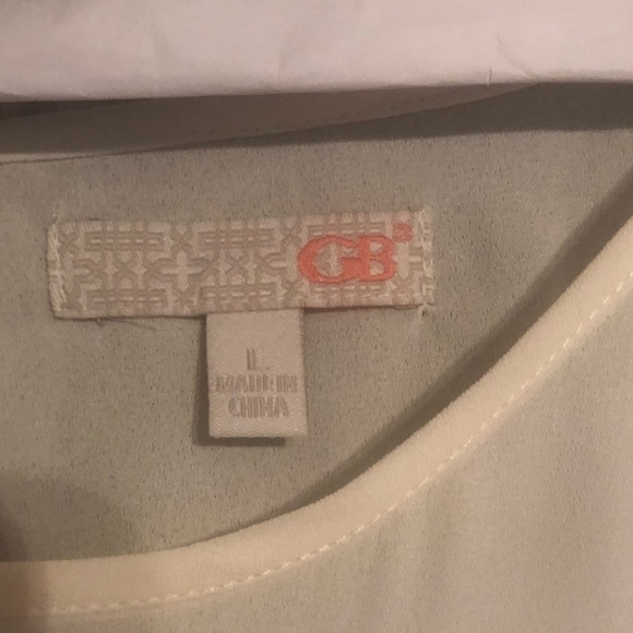 Gianni Bini gold sequin tunic blouse - Picture 3 of 3